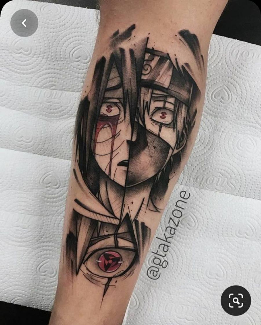 Fashion Tatuagem Obito e Kakashi