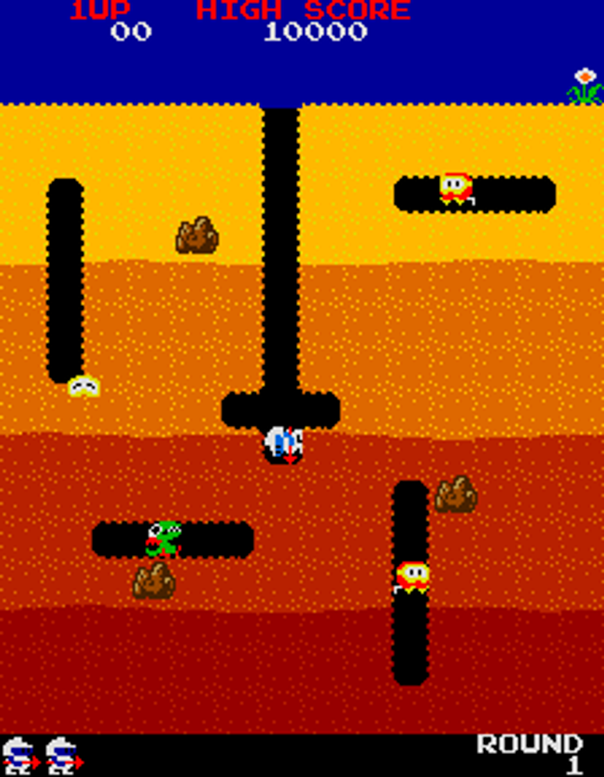 Videogames Dig dug