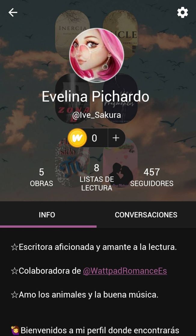 Moda Mi perfil de Wattpad ❤