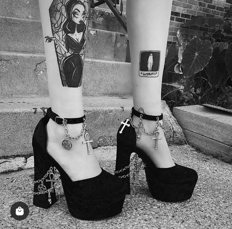 Moda Dark shoes 🖤💀✨