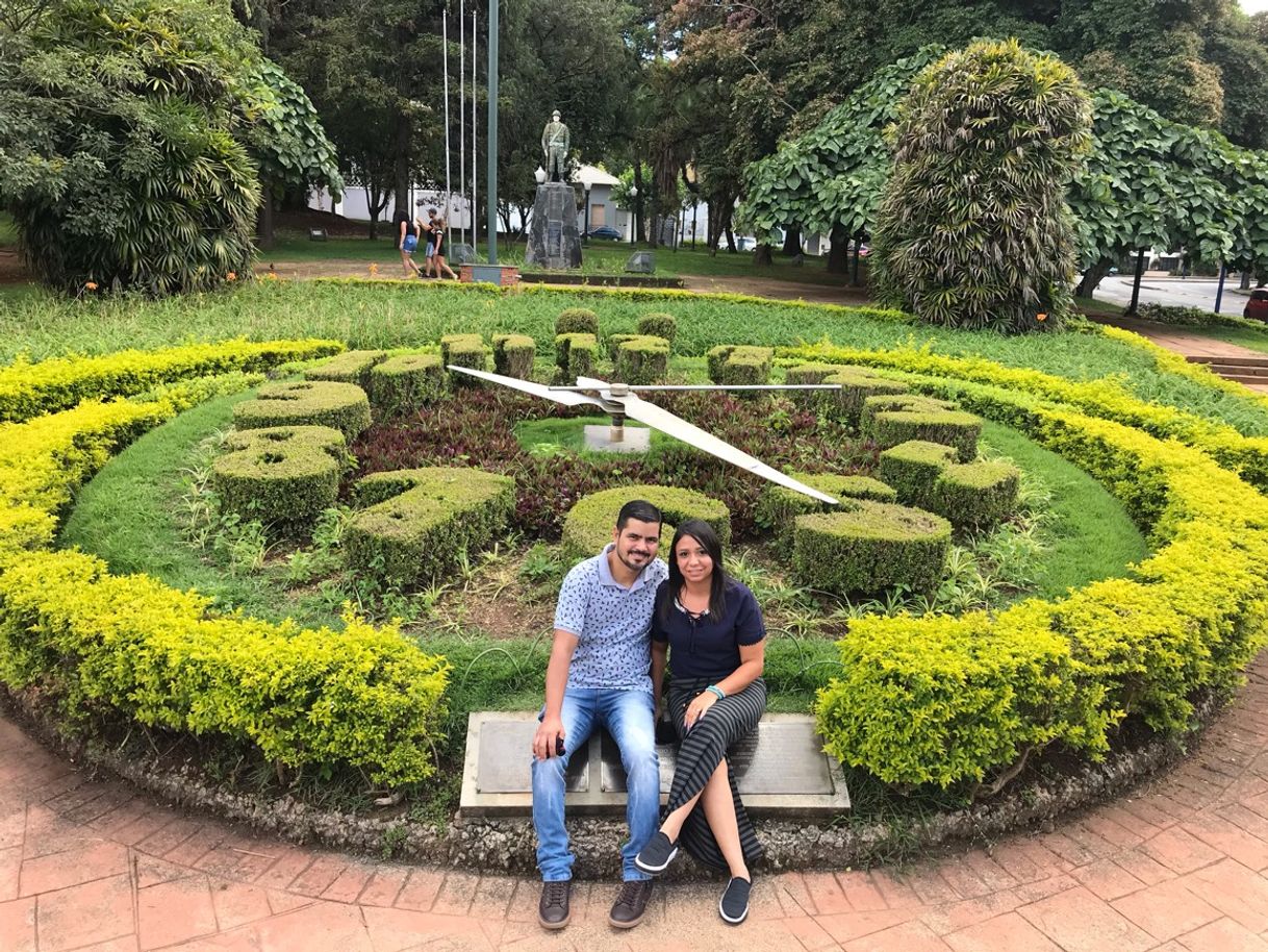 Place Relógio Floral