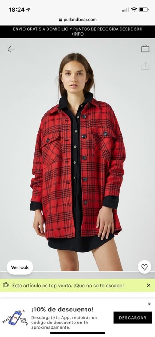 Moda Sobrecamisa cuadros - PULL&BEAR super top este invierno.