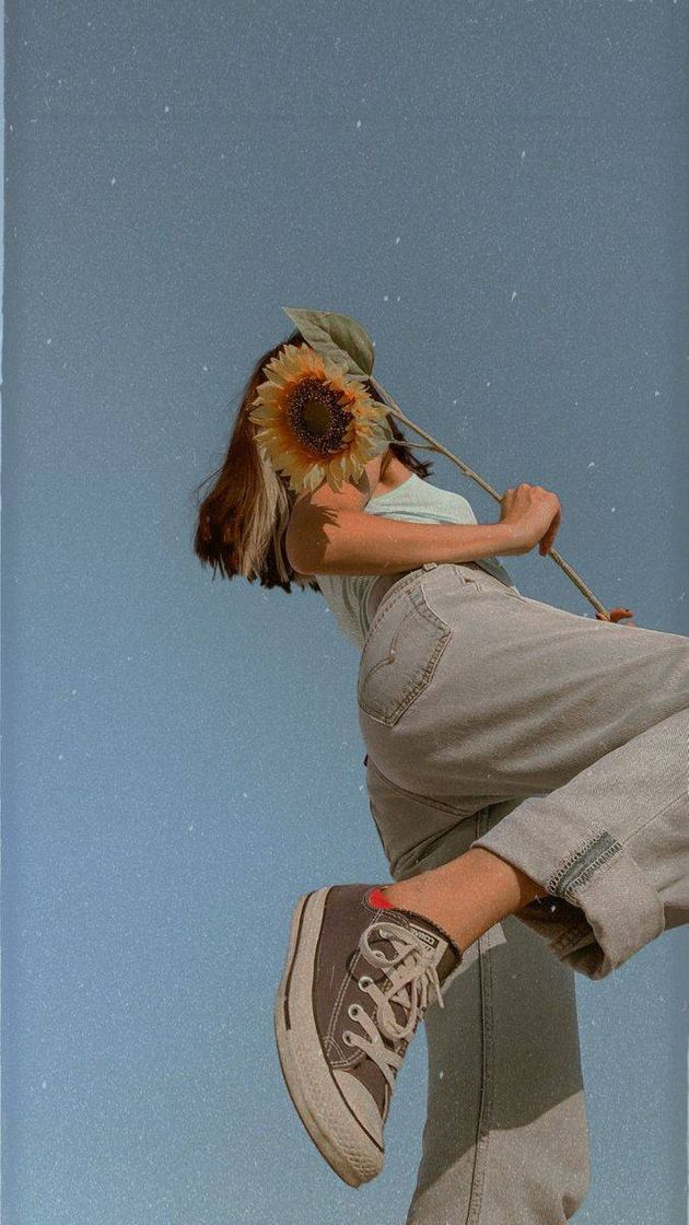 Social Ideias de foto mostrando o céu, com flor sem mostrar o rosto