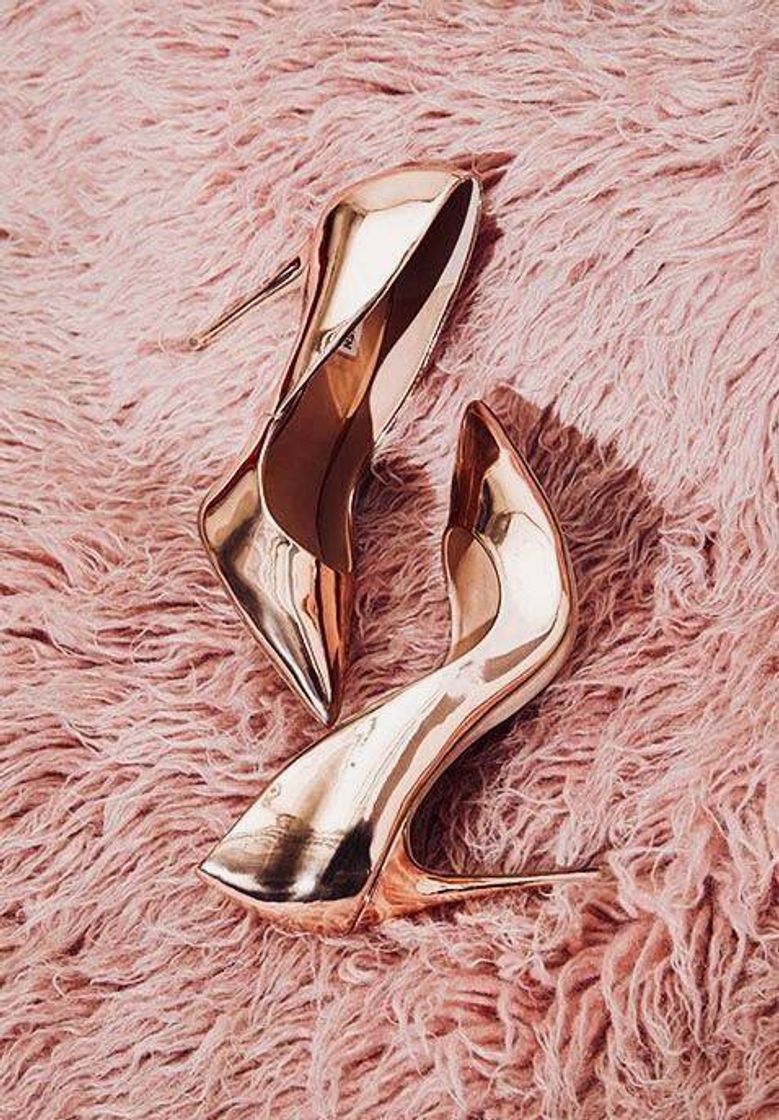 Fashion Salto rose metallic