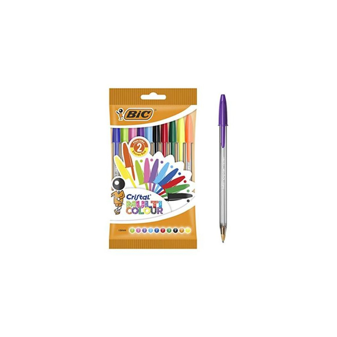 Producto BIC Cristal Multicolour bolígrafos Punta Ancha