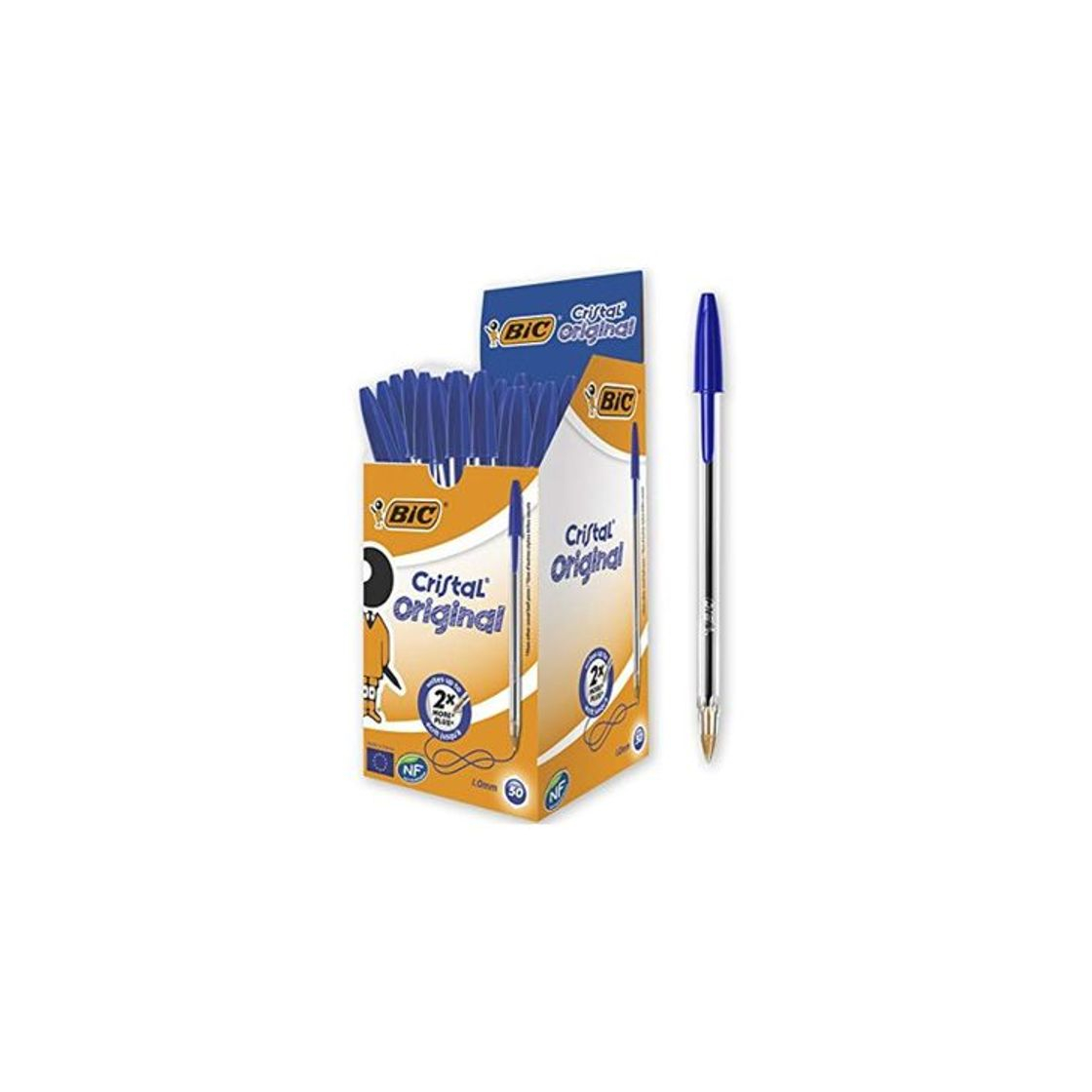 Product BIC Cristal - Bolígrafo de punta redonda