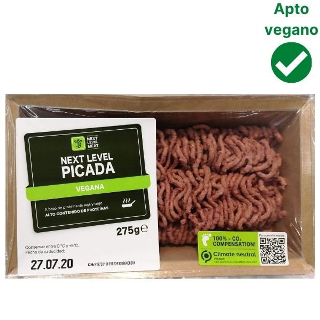 Productos "Carne picada" VEGANA