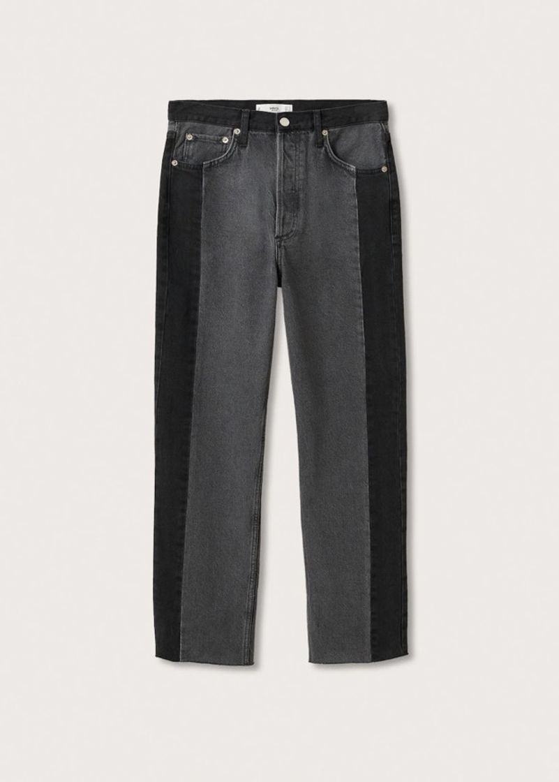 Social Jeans rectos tiro alto - Mujer