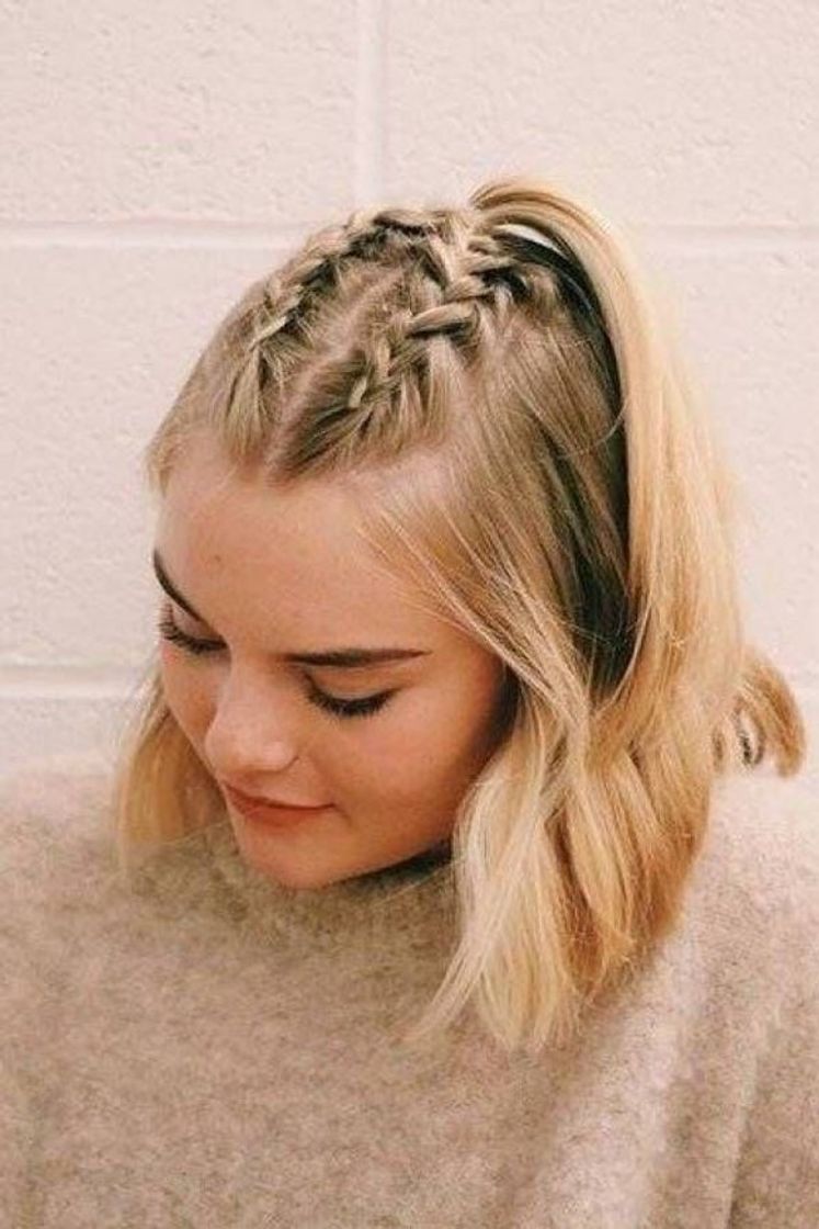 Moda Penteado para cabelo liso