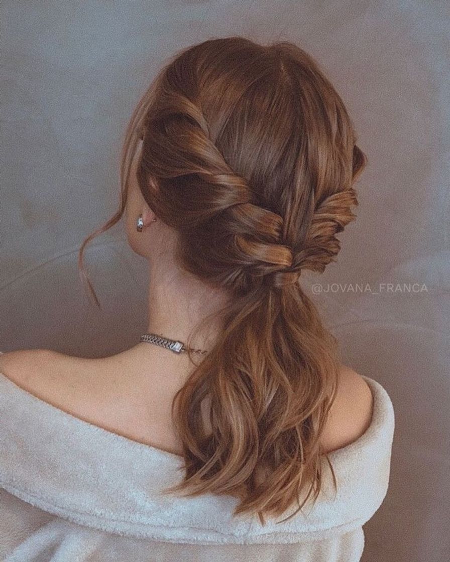 Moda Penteado para cabelo liso 