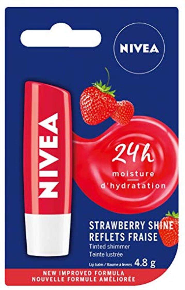 Products Nivea Bálsamo labial – Fruity Shine Strawberry – Paquete de 1 por Nivea