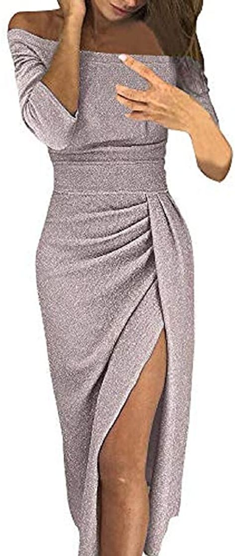 Producto Damas Moda Bolso Cadera Cuello Abierto Vestido Brillante Vestido de Cristal Vestido de Noche Vestido de Noche Fiesta Fiesta sin Tirantes Sexy Elegante riou