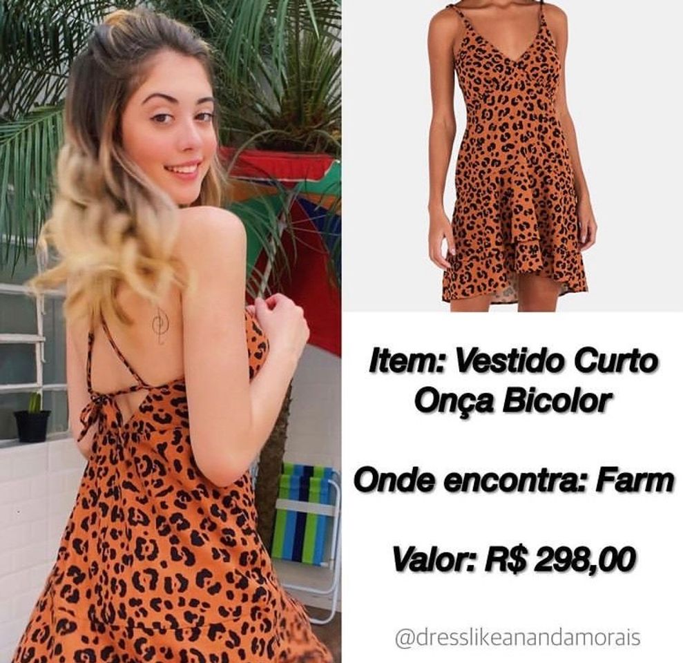 Fashion vestido de onça bicolor