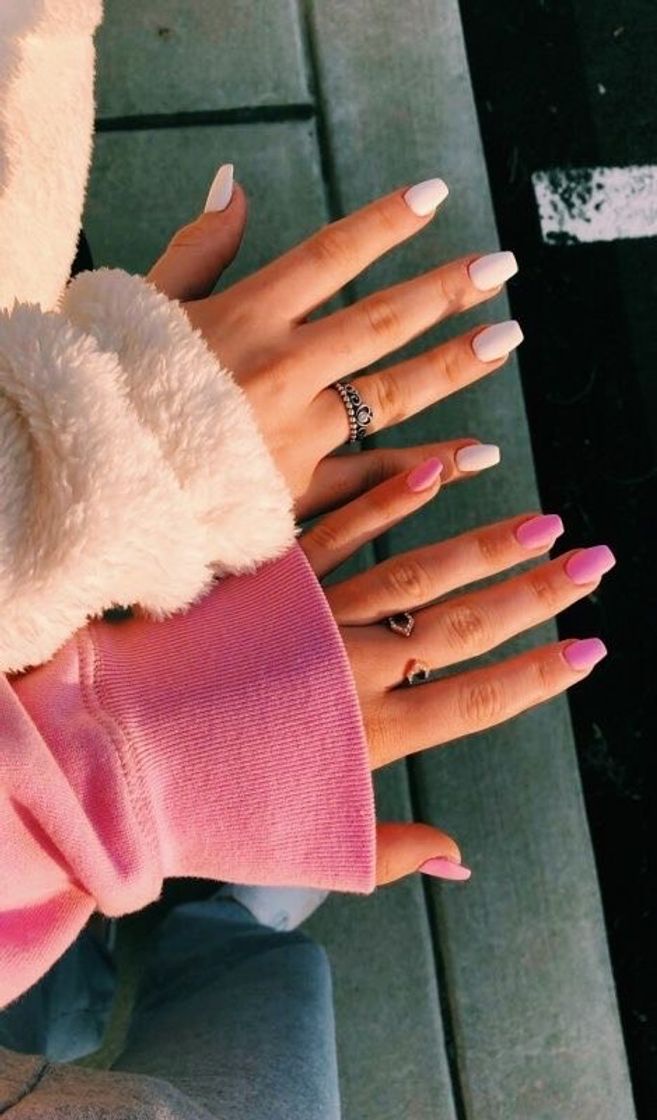 Moda unha rosa pastel💓💅🏻