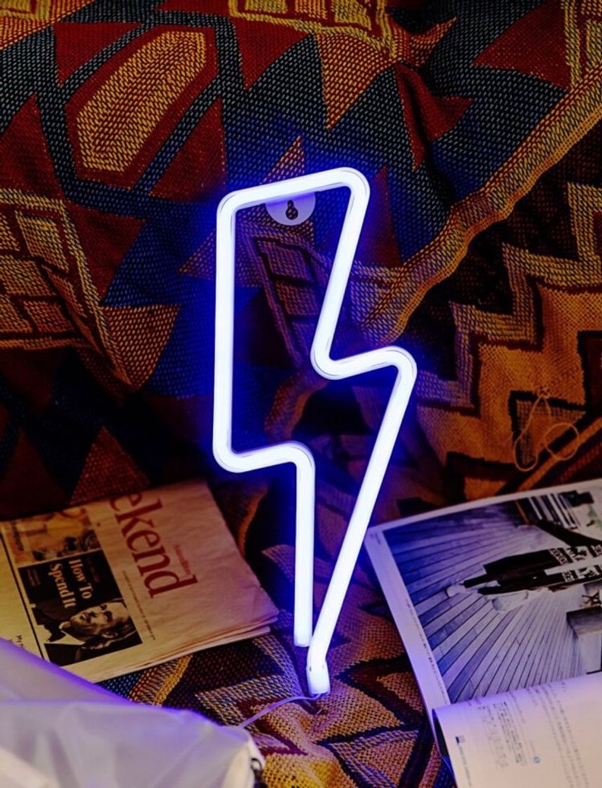 Fashion Lightning Shaped Neon Light | SHEIN EUR