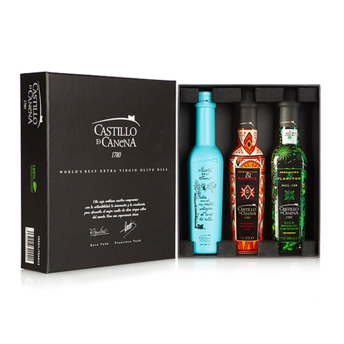 Fashion ESTUCHE 3 BOTELLAS 250ML Aceite Oliva Virgen Extra