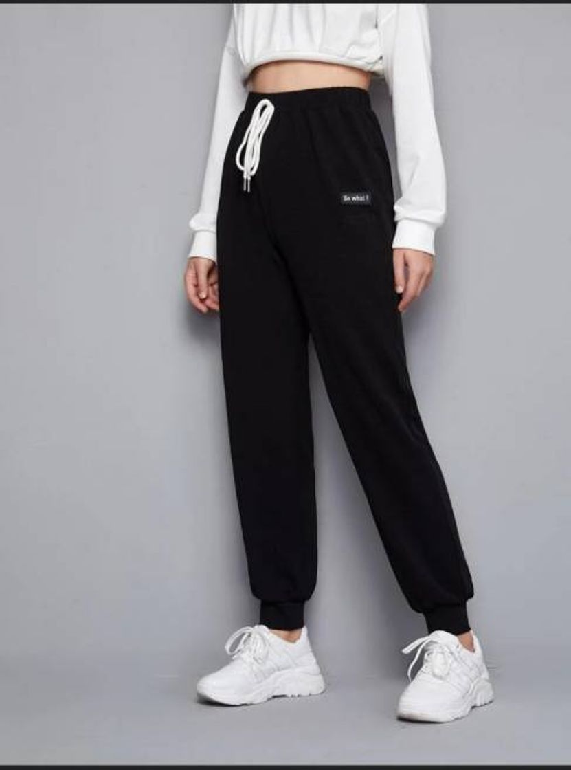 Fashion Calça Jogger preta 🖤