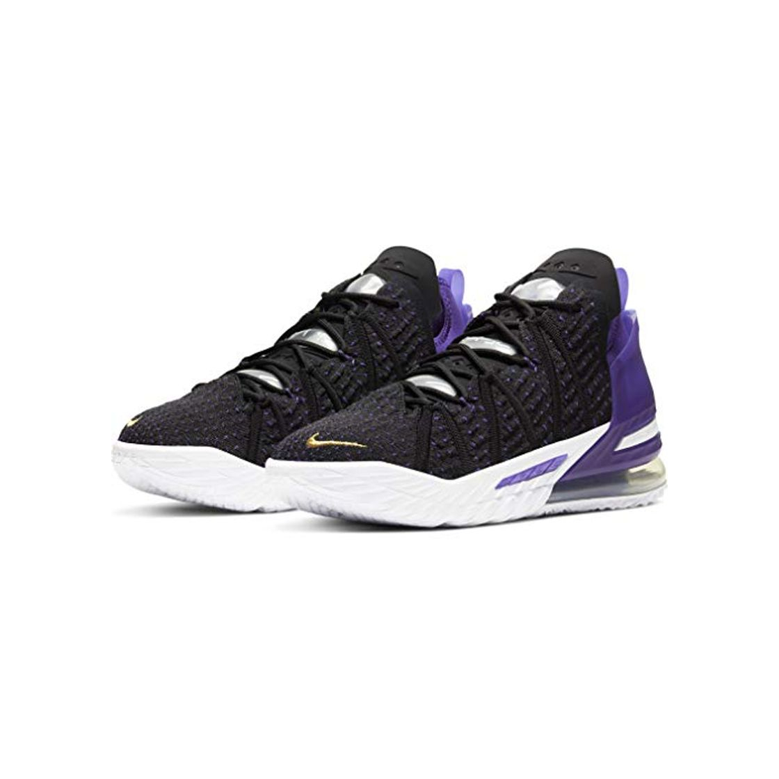 Social Nike Hombres Lebron 18 Zapatos De Basquetbol, negro