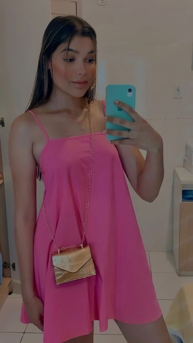 Social vestido shein rosa 💗