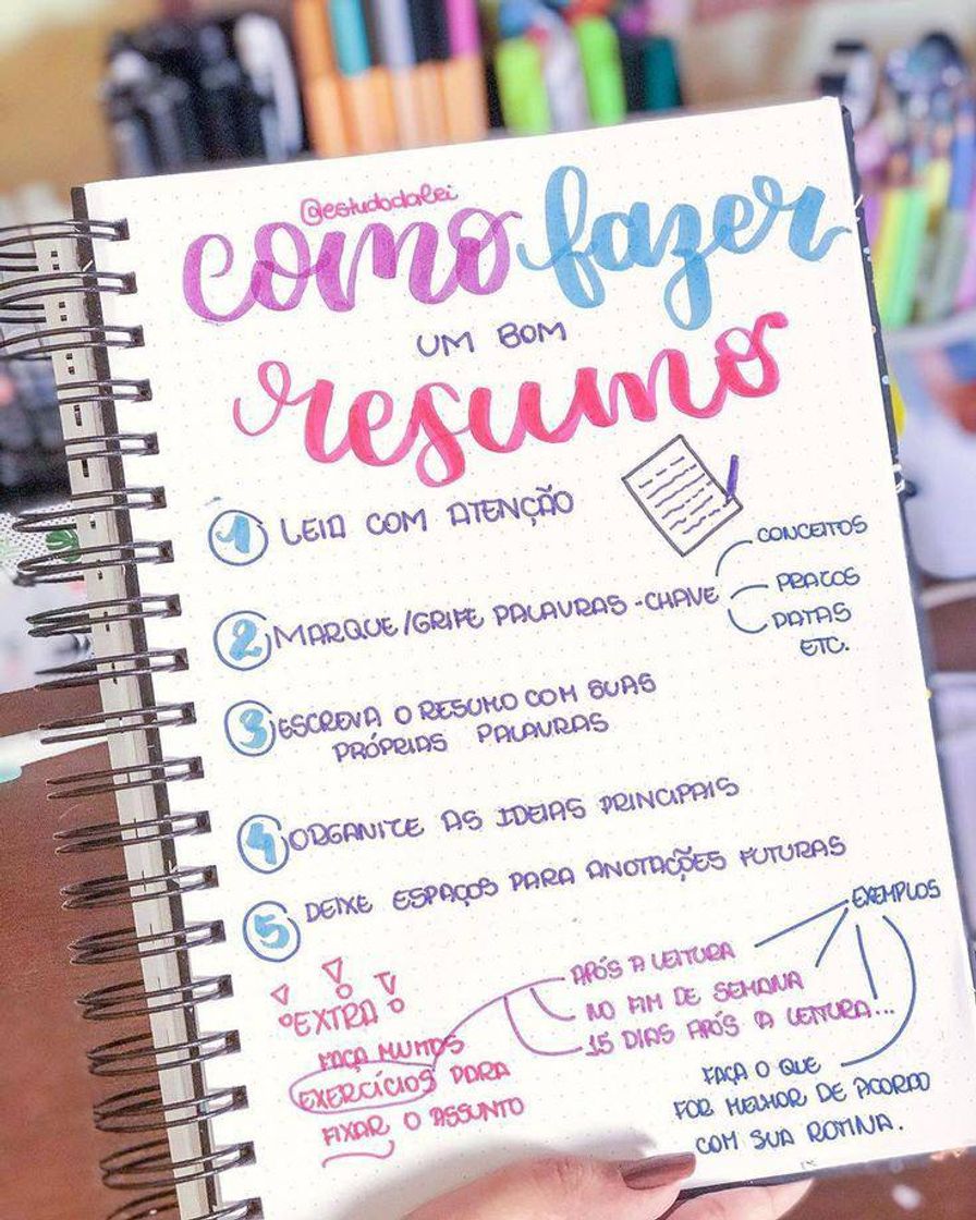 Social Dicas de como fazer um resumo