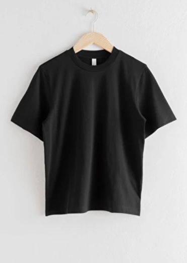 Camiseta algodón negra