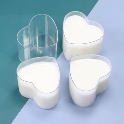 Plastic heart cup