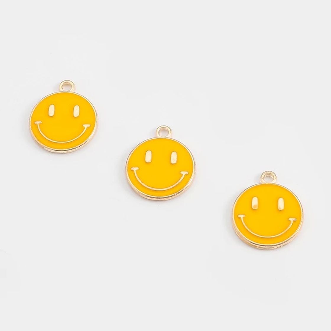 Social Happy face charms