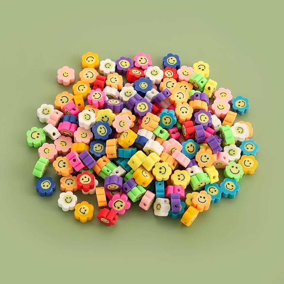 Products Flower smiley beads