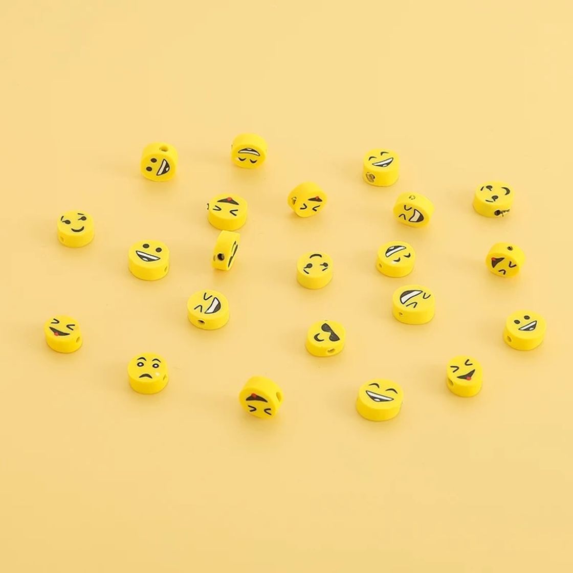 Product Emoji clay beads