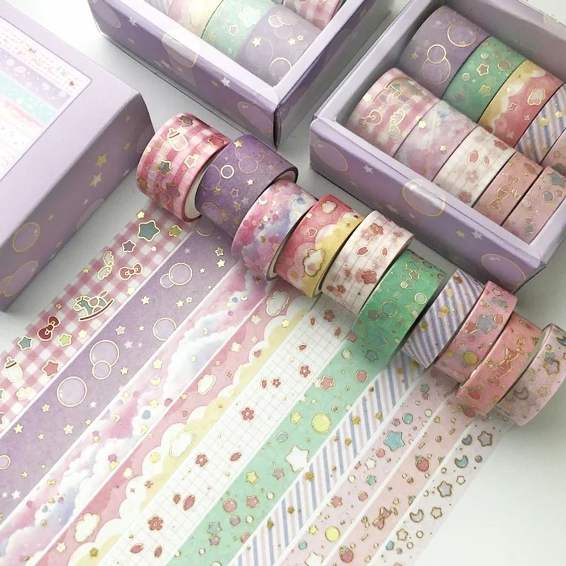 Moda 10 pieces set kawaii washi tape