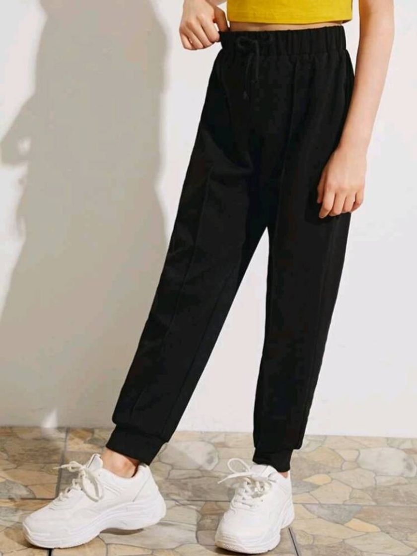 Fashion Calça jeans cintura alta 