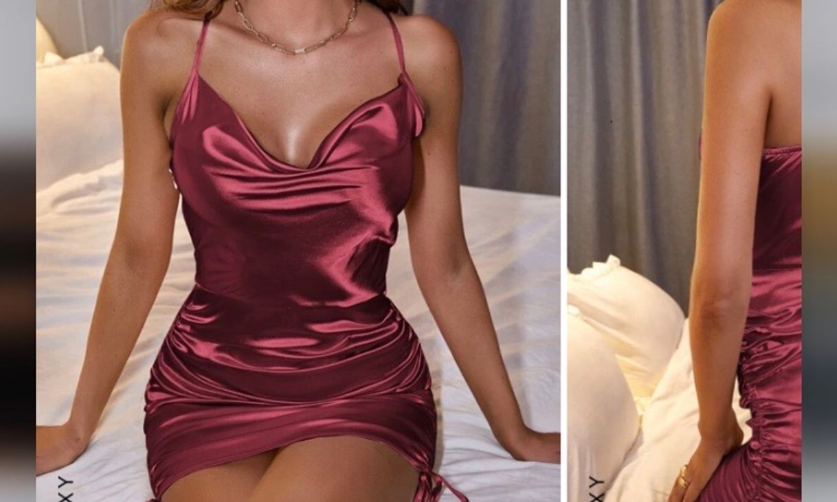 Social Vestido vermelho criss cross 