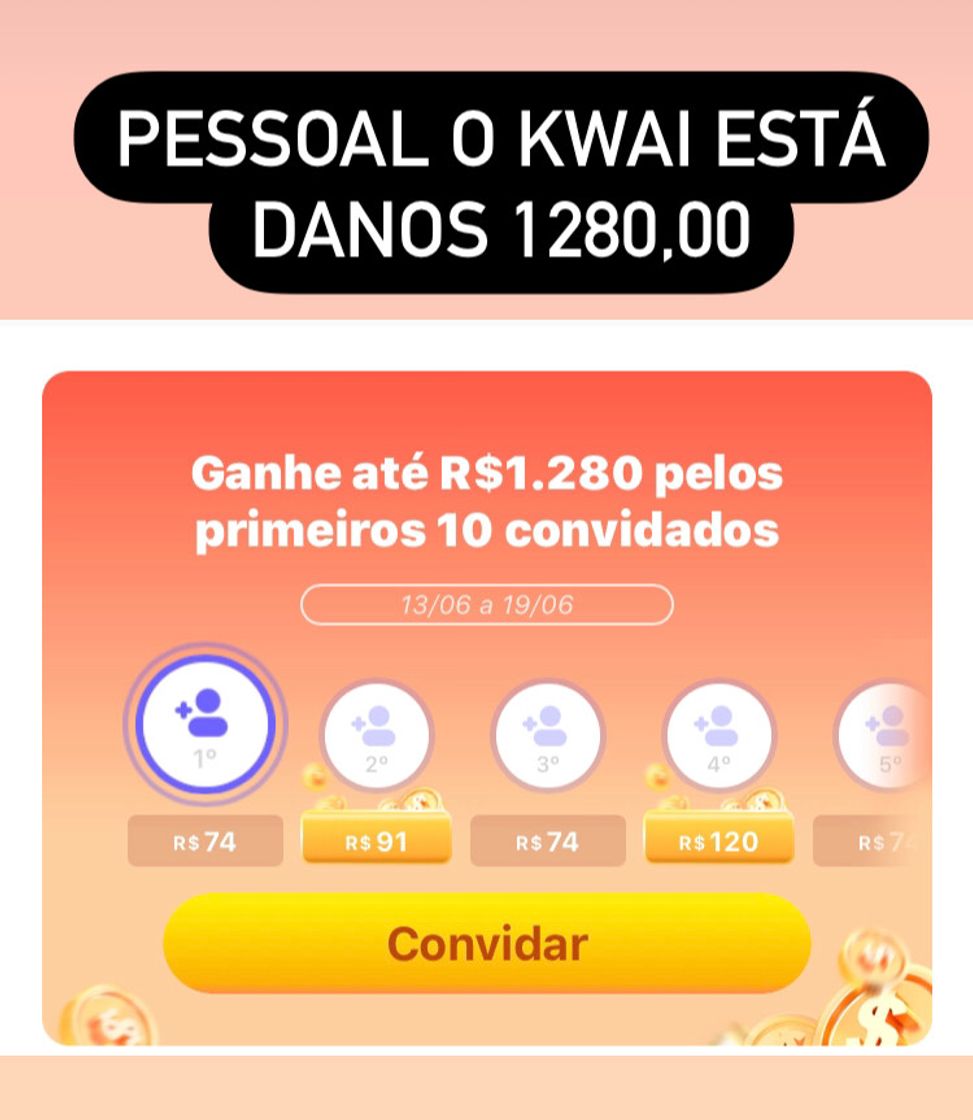 Moda Baixem o kwai usando  meu código e já comecem a ganhar 💵