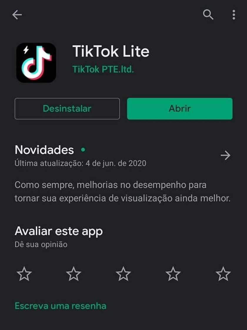 App Tik Tok Lite