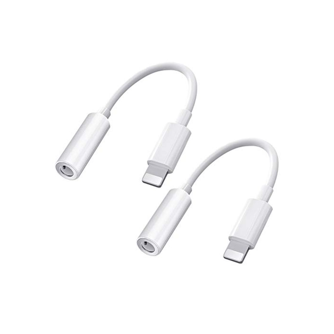 Products [2 Pack] Adaptador de Auriculares para iPhone Jack de 3.5 mm,Compatible con