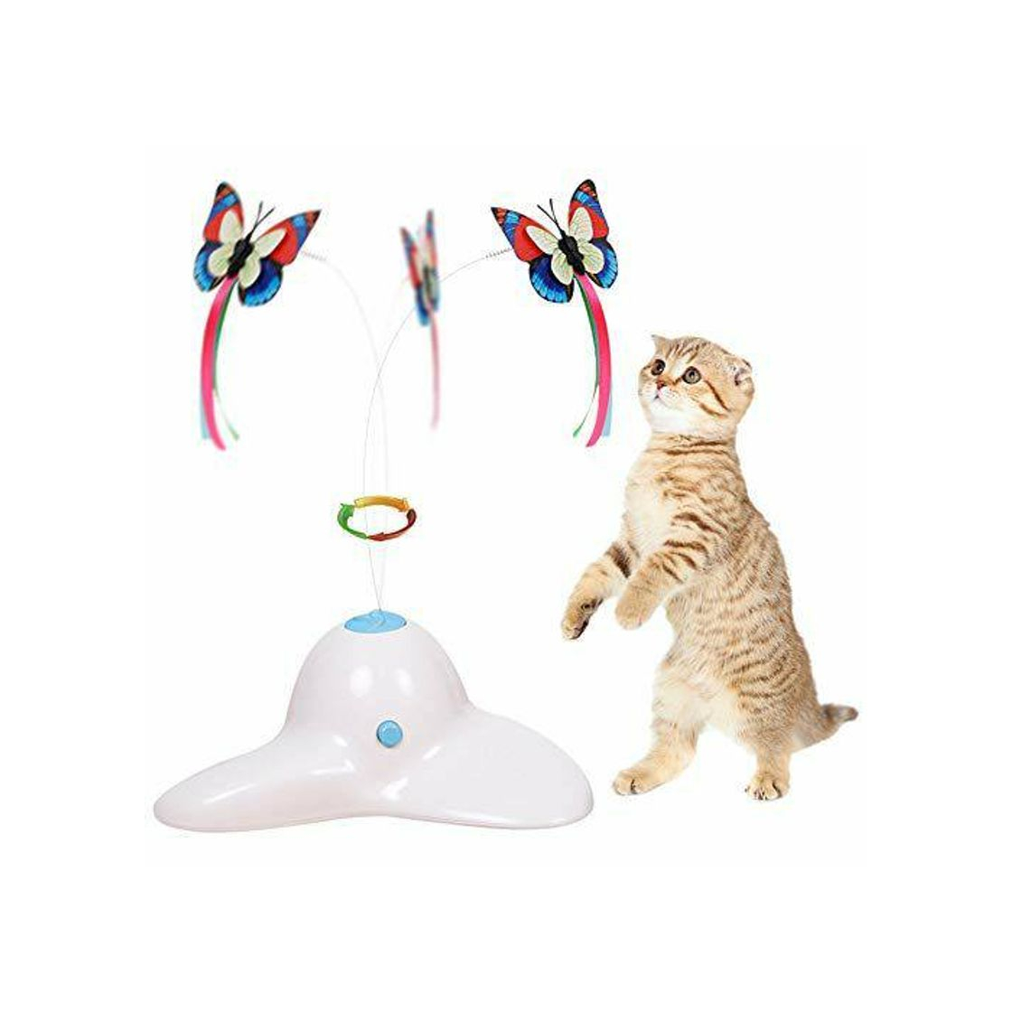 Social Brinquedo Elétrico Giratório para Gato
