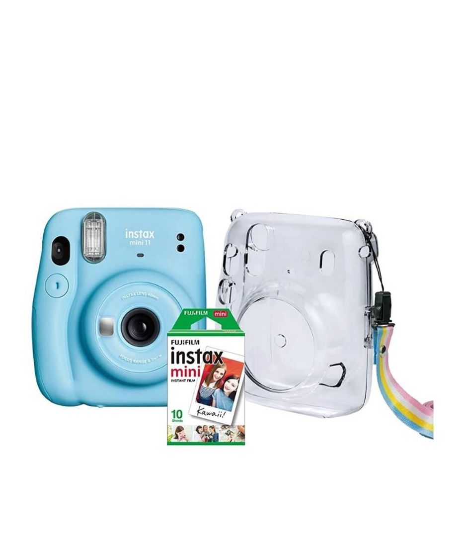 Fashion Kit Câmera Instax Mini 11 Fujifilm do Brasil - Azul Bolsa