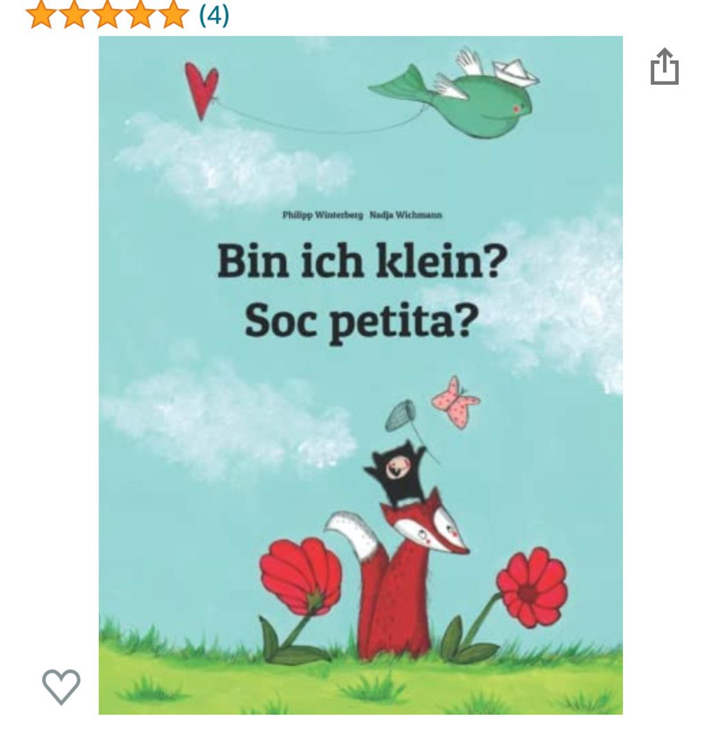 Book Soc petita? / Bin ich klein?