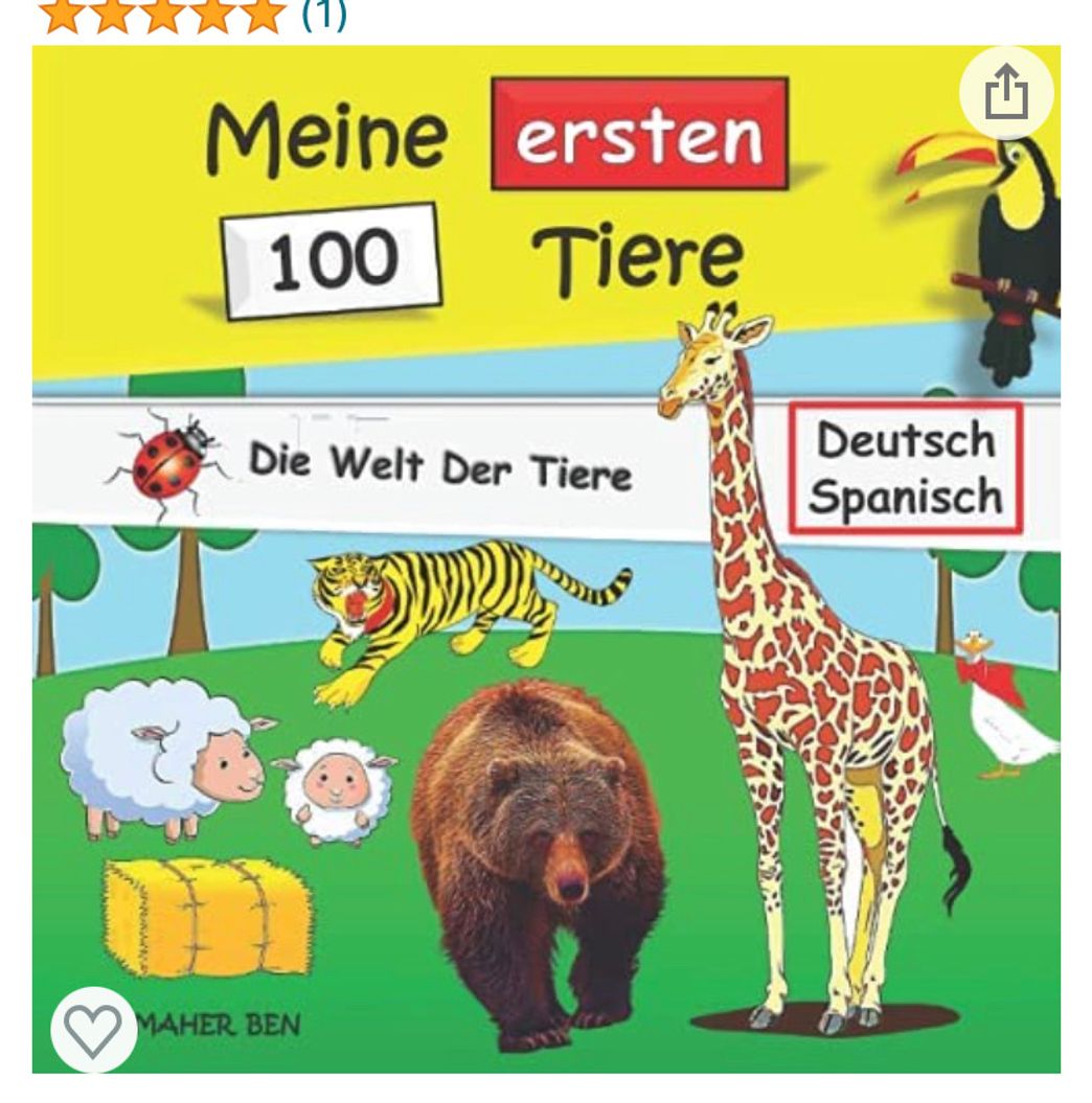 Libro Mis primeros 100 animales / Meine ersten 100 Tiere