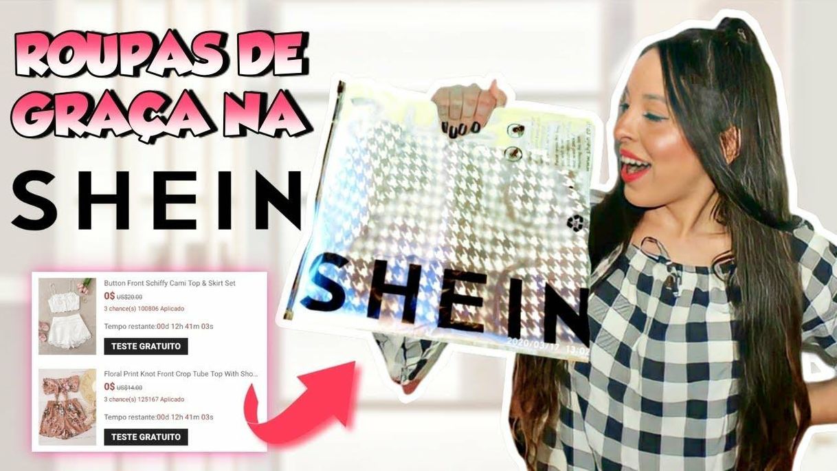 Fashion Descobri como ganhar roupas da SHEIN