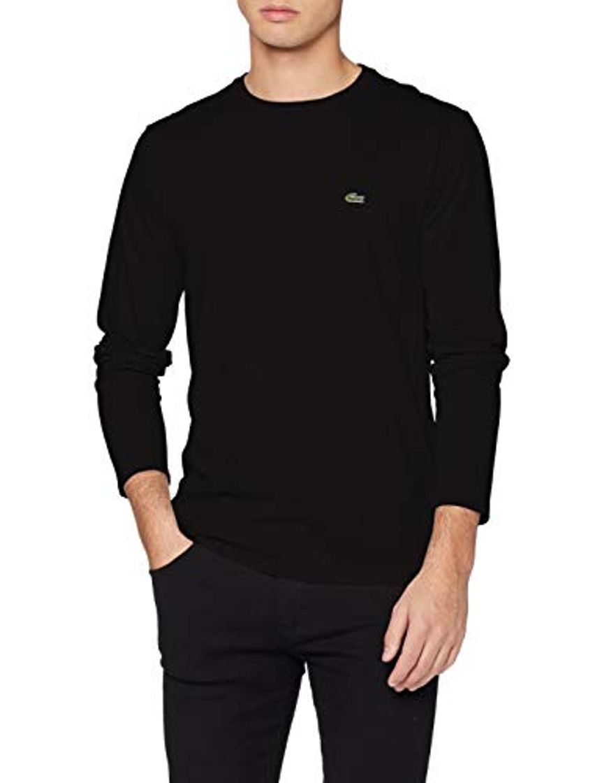 Fashion Lacoste TH7618, Camiseta para Hombre, Negro