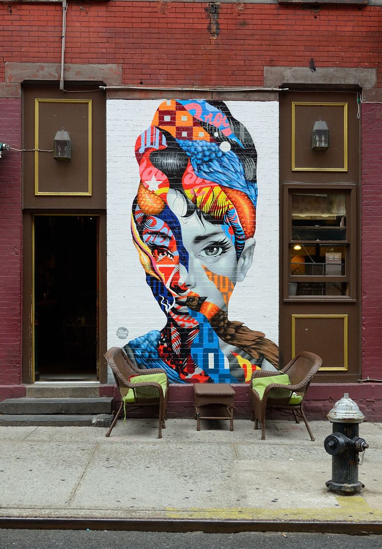 Lugares Tristan Eaton - "Audrey Hepburn"