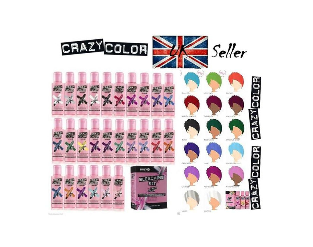 Belleza Crazy Color Black Nº 30 Crema Colorante del Cabello Semi