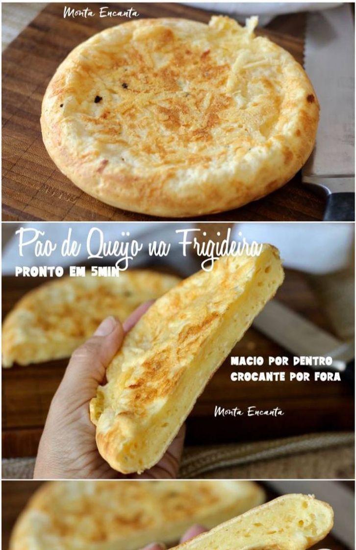 Social Pin em Só Pra mim... pão de queijo de frigideira