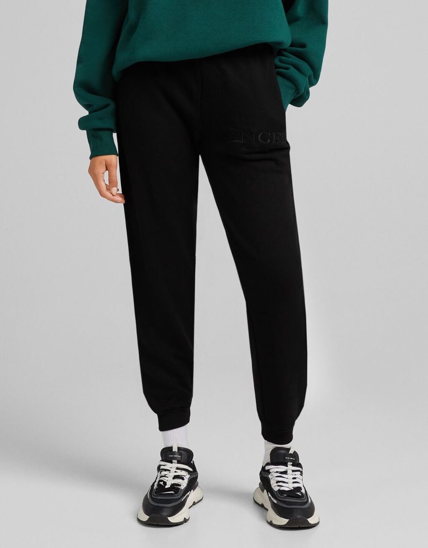 Moda Pantalón jogger con cadena - Pantalones - Mujer | Bershka