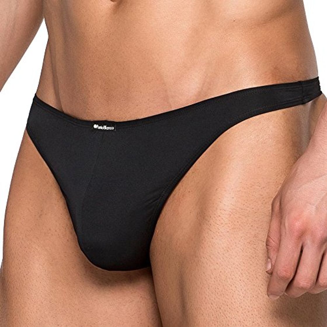 Moda Punto Blanco Zensation Tanga, Negro