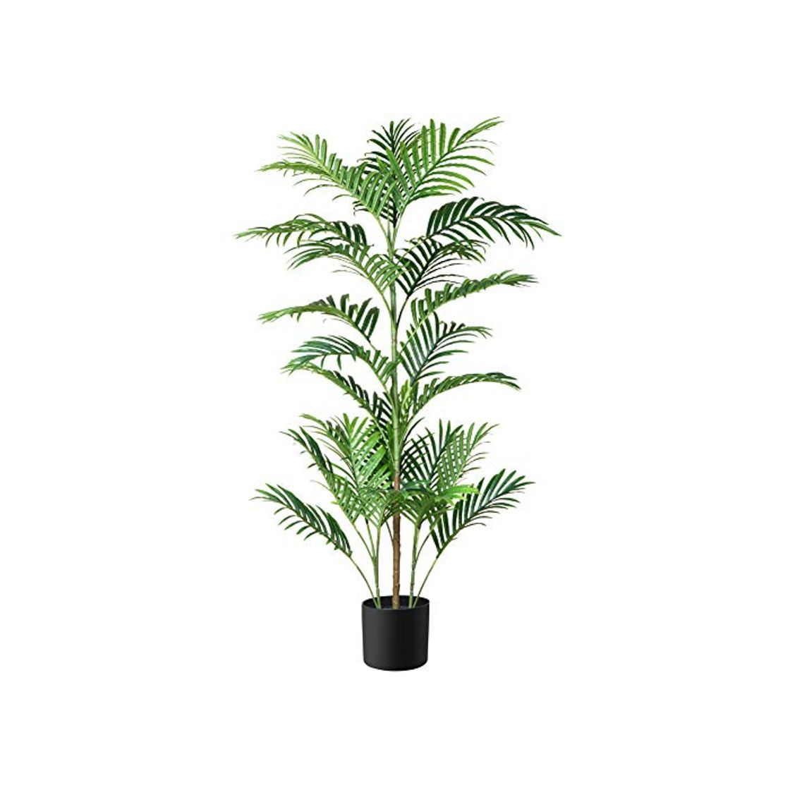 Home Fopamtri Planta Artificial Decorativas Palma de Areca Tropical Palmera Artificial Altura 130cm