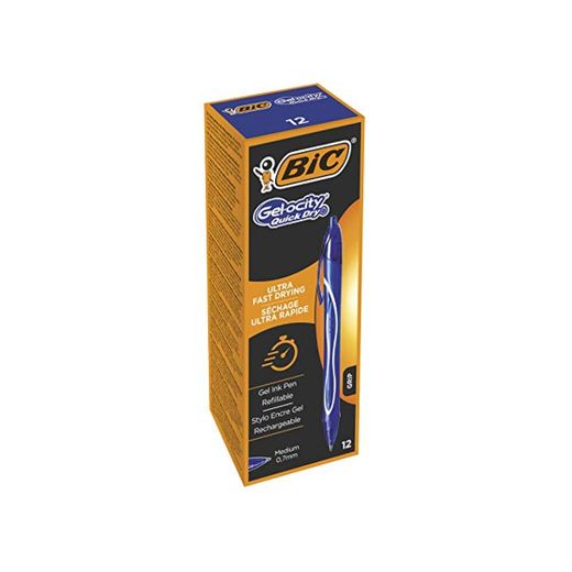 BIC Gel-ocity Quick Dry bolígrafos Tinta en Gel punta media