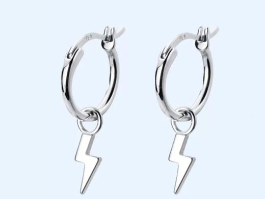 Pendientes Rayos. Plata 925. Código