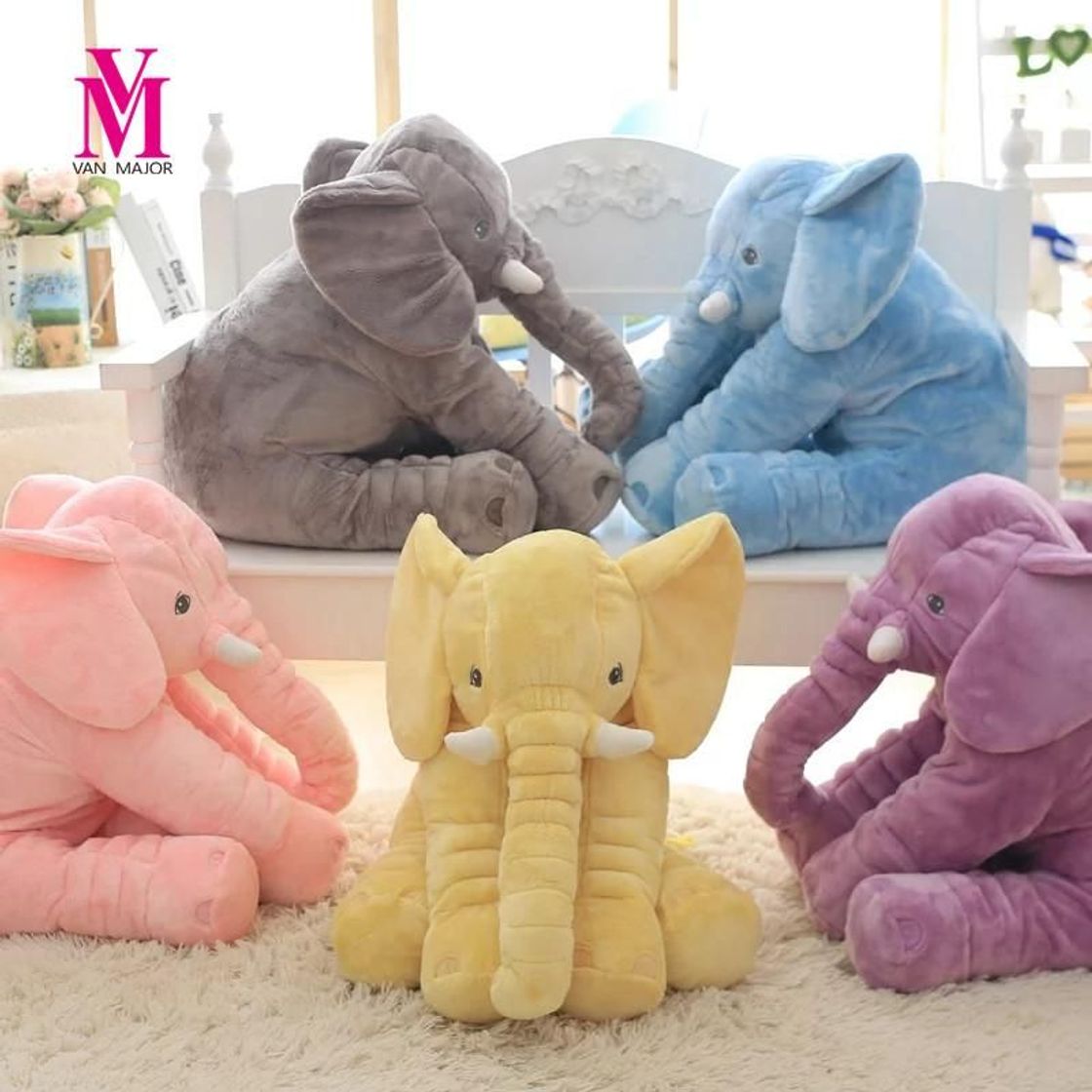 Social Elephant Calm Doll